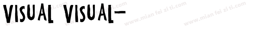 Visual Visual字体转换